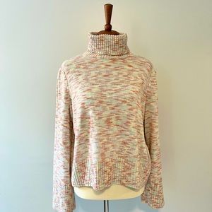Lauren Conrad Multicolored Pastel Turtle Neck Sweater